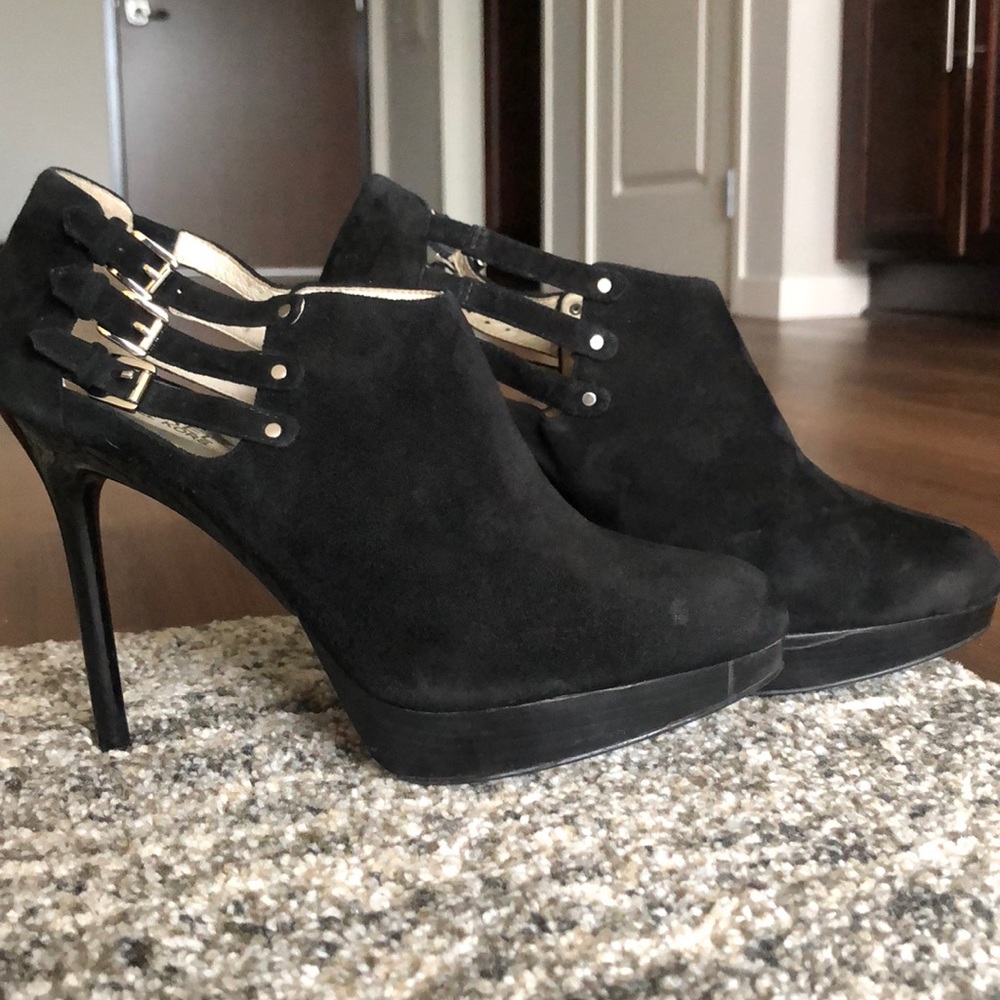 Michael Kors suede booties